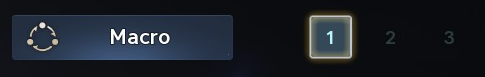 The Macro button beside skill presets 1, 2 and 3.